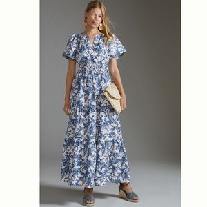 Anthropologie Plus Size Somerset Maxi Dress NWT